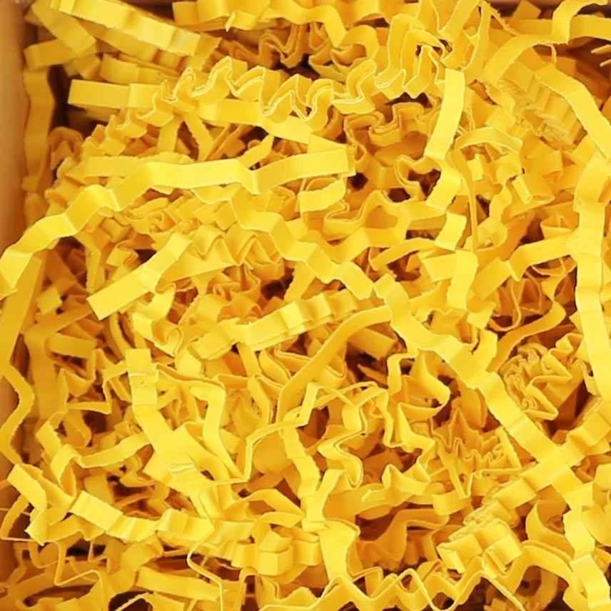 Frisure de calage frisette accordéon papier JAUNE - 2kg - Photo 1/1