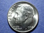 1964-D Roosevelt Dime  Ch. BU