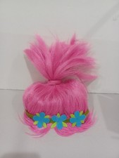 Pink Troll Wig Cosplay- All Ages Floral Crown - Halloween - One Size Fits All