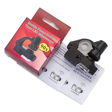 90X Magnification Zoom LED Magnifier Adjustable Focus Cellphone Microscope Lens