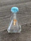 PYREX VINTAGE MCM PEPPER SHAKER & TURQUOISE LID 4.75"  TALL PREOWNED FREE SHIP