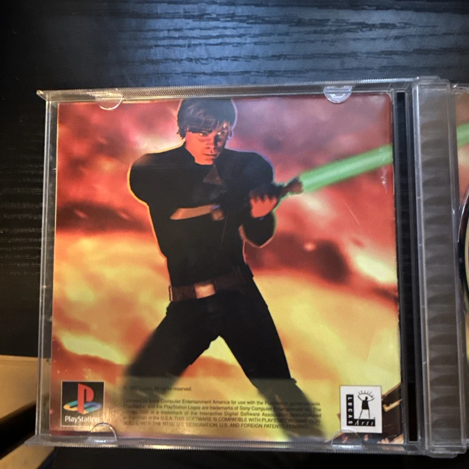 Star Wars Masters of Teras Kasi PS1 PlayStation 1 - Usado en caja T para adolescentes Foto 3 de 4