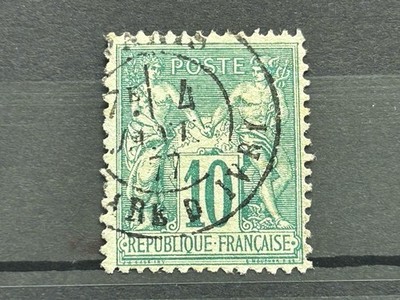 Frankreich Allegorie Mi - Nr. 60 II gestempelt .
