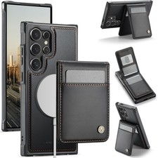 RFID 2IN1 Mag Safe Leather Wallet Case Cover For Samsung Galaxy S26 Ultra S25 FE