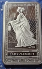 A 10 Oz Silver Bar Pamp Lady Of Liberty Proof Like Finish .999