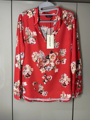 James Lakeland Bluse Damen Gr. M UK12 EU44 Langarm Neu mit Etikett