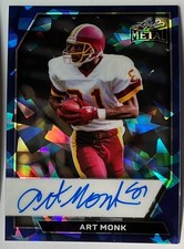 2026 Leaf Metal Art Monk Auto Autograph Crystal Blue On Card #d 6/6