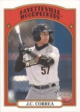 2021 Topps Heritage Minor League J.C. Correa Fayetteville Woodpeckers #152