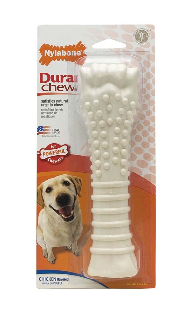 Nylabone DuraChew Chicken Bone Durable Fun Dog Chew Toy Souper