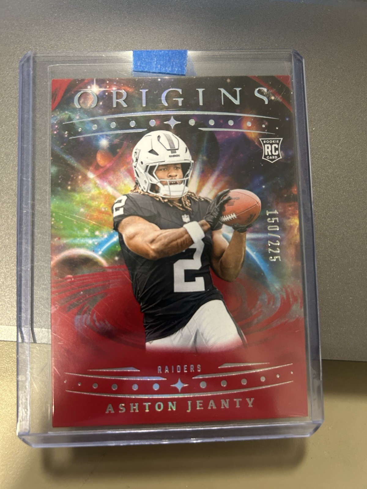 2025 Panini Origins - Rookies Ashton Jeanty, Ashton Jeanty #139 Red /225 (RC)