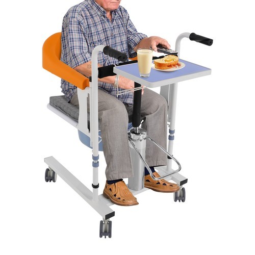 Hydraulic Patient Lift Wheelchair 220LB For Elderly Transfer Chair Nursing Chair