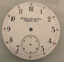 Antique Edwards Jewelry Hamilton 16s Pocket Watch Dial Private Label 42.8mm