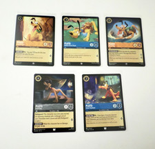 Disney Lorcana Theme Lot - Pluto Theme lot of 5 Cards