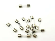 Lot of 10 Bussmann GMA1 250 Volt 1 Amp Fast Acting Glass Fuses 5x20 MM