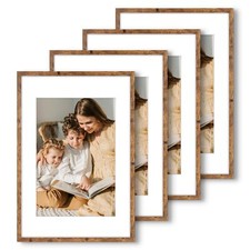 16x24 Picture Frame for 12x18 with Mat or Without Mat Thin Border Wall Decor 4 P