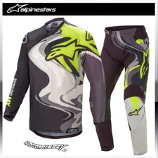 COMPLETO CROSS ENDURO ALPINESTARS RACER FLAGSHIP BLACK MULTICOLOR 32 - M