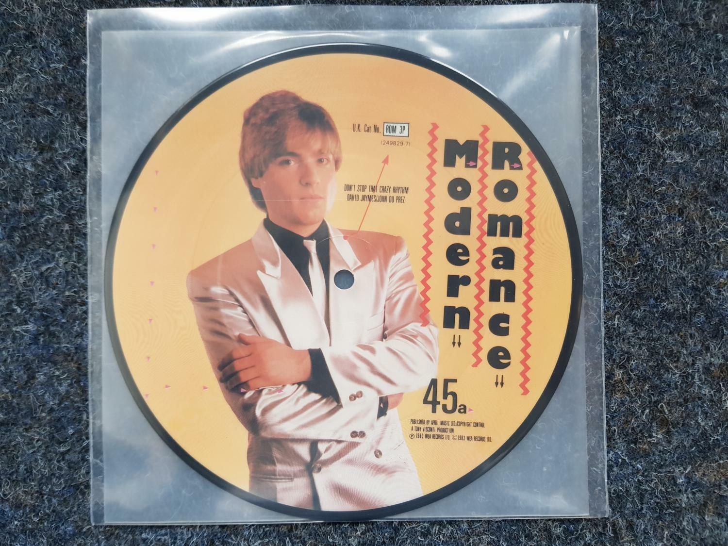 7"" Single Vinyl Modern Romance - Don't stop that crazy rhythm PICTURE DISC