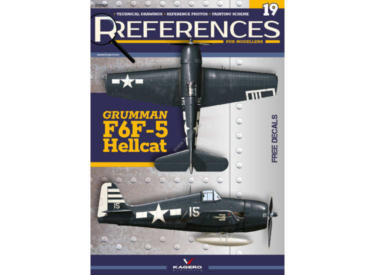 Kagero - 25019 References 19 - Grumman F6F-5 Hellcat