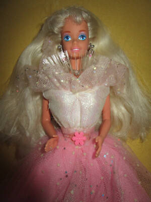 B-991) WUNDERSCHÖNE ORIGINALE ALTE VINTAGE TWINKLE LIGHTS BARBIE MATTEL 1987