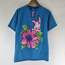 Vintage 90's DSWT NOS Disney Winnie The Pooh Piglet T Shirt L Jerry Leigh 1997