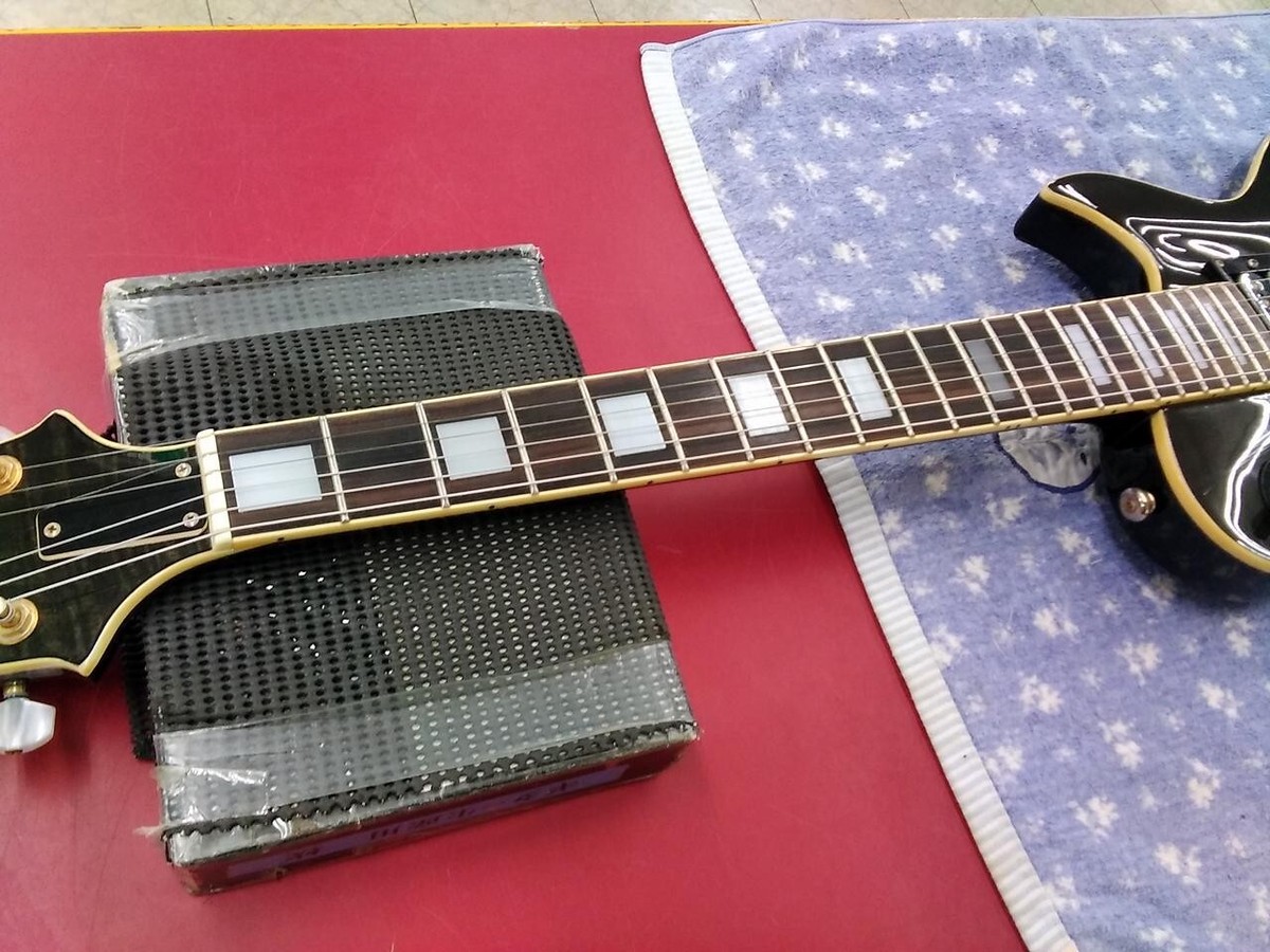 ギター ariaproII pe-dlx Aria Pro II] PE-DLX Black Electric Guitar Used Product