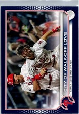 2022 Topps # 321 - City of Walk-Off Love - Philadelphia Phillies