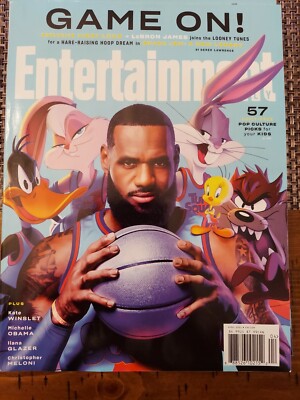   Entertainment Weekly Magazine   April 2021 | LeBron James Space Jam: