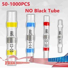 Waterproof Solder Seal Sleeve Heat Shrink Butt Wire Connectors Terminals 50-1000