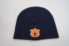 Auburn Tigers Beanie Hat Sock Cap Blue SEC Football AU Logo OSFA