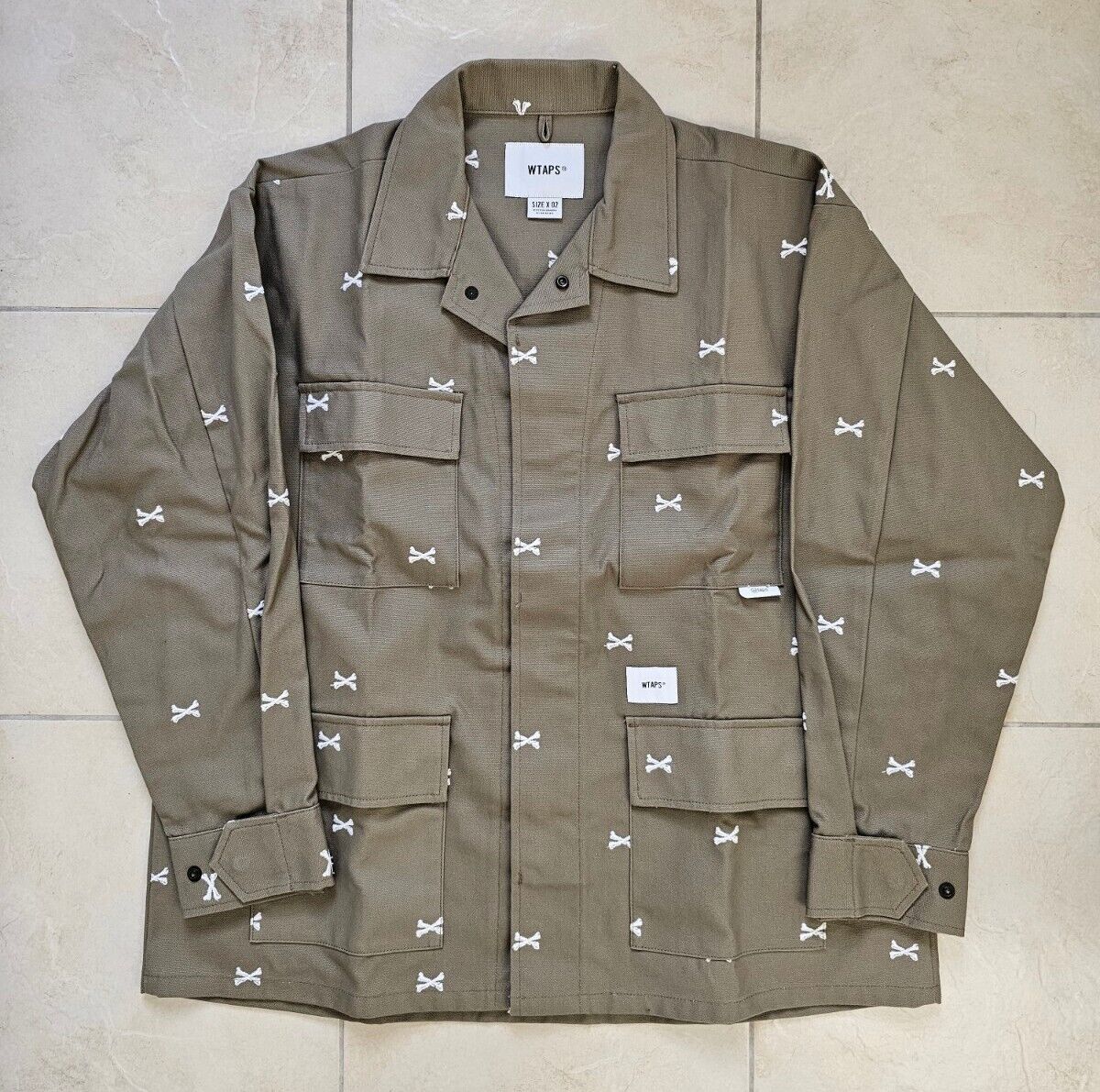 WTAPS Crossbones Jacket Greige Size 02 Medium Jungle 01 LS WTAPS Crossbones Jacket Greige Size 02 Medium Jungle 01 LS