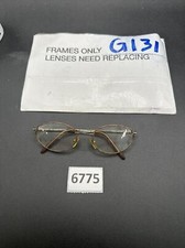 Elizabeth Arden Eyeglass Frame EA-688-1 Gold Yellow Frame 50-19-130mm G131