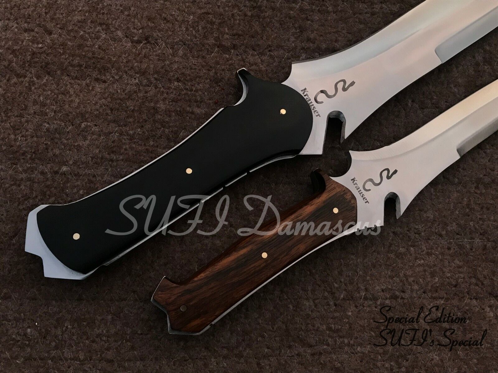  SUFI Custom Handmade 5160 Spring Steel RE4 Krauser Knife,  Hunting knife, Gaming Knife : Sports & Outdoors