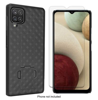 Case for Samsung Galaxy A12 Slim Case with Built-In Kickstand  Wireless ProTech