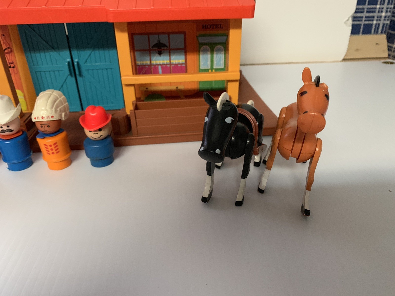 vintage fisher price western town