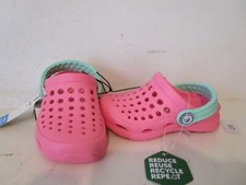Joybees Toddler Harper Slip-on Active Clogs Hyper Blush/Mint Pink Size 6-7T