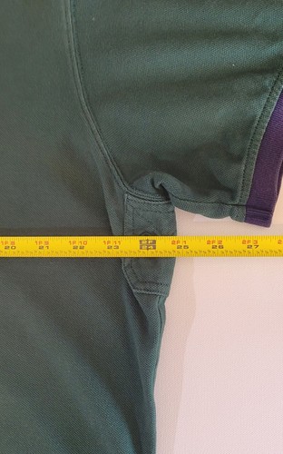 Polo Ralph Lauren Big Pony Kurzarm Rugby Shirt Grün Weiß Gelb Herren XL - Bild 5 von 11