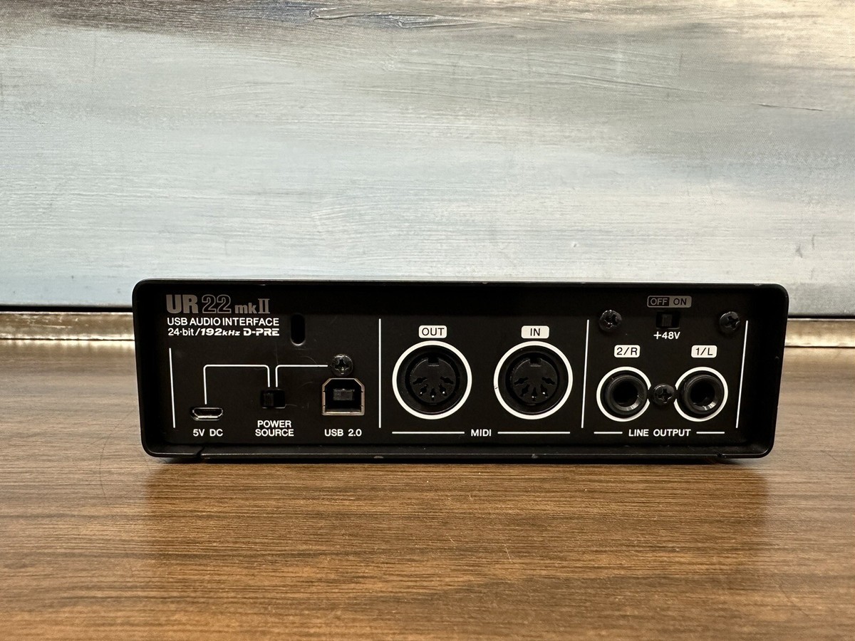Steinberg UR22 MKII 2x2 USB Audio Interface Untested Not Power