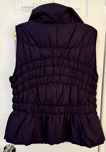 COLEBROOK Purple Size 18/20 Women's Down Feather Insulated Puffy Vest Jacket - Picture 2 of 10