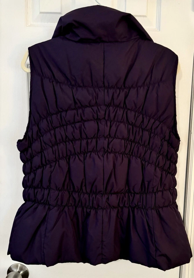 COLEBROOK Púrpura Talla 18/20 Mujer Plumón Pluma Aislado Chaleco Chaqueta Foto 2 de 4