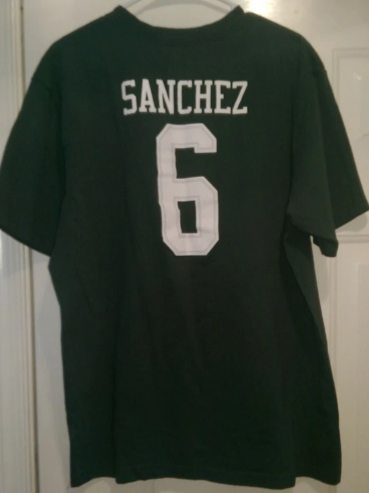 Camisa Reebok Hombre Mujer Talla XL X Grande New York Jets Mark Sanchez 6 Foto 3 de 3