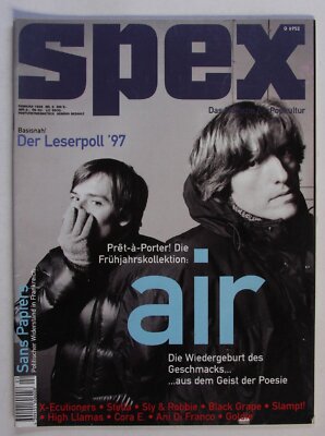 Spex Februar 1998 Ger Magazine Air Stella High Llamas X-Ecutioners