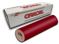 12" X 5yd - Burgundy Matte Oracal 631 Exhibition Cal Vinyl Roll