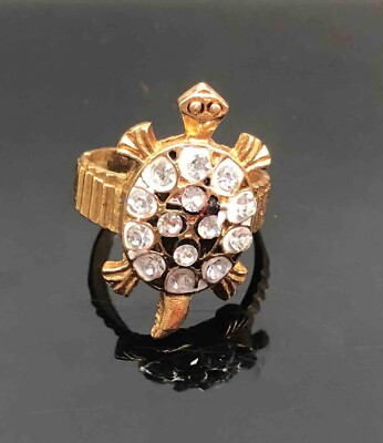 RSINC Kuber Fancy in Tortoise Blessings Ring is Made of Brass This Ring S-Small