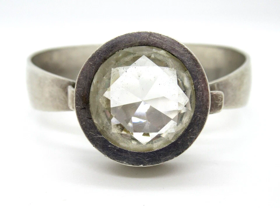 DESIGNER Armreif 925 Silber NILS ERIK FROM Denmark bangle 60s Space Age silver - Bild 3 von 4