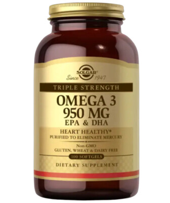 Solgar Omega-3 EPA & DHA, Triple Strength