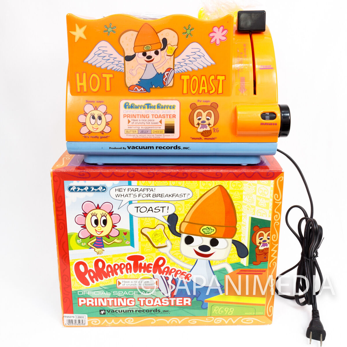RARE! Parappa The Rapper Space Age Printing Toaster JAPAN RARE! Parappa The Rapper Space Age Printing Toaster JAPAN