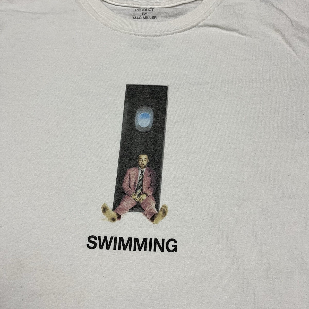 Mac Miller Swimming Graphic Rap Tee T Shirt White M | eBay