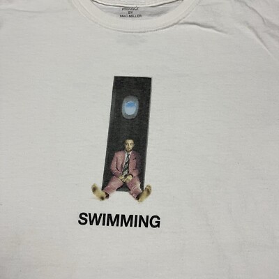 Mac Miller Swimming Graphic Rap Tee T Shirt White M | eBay