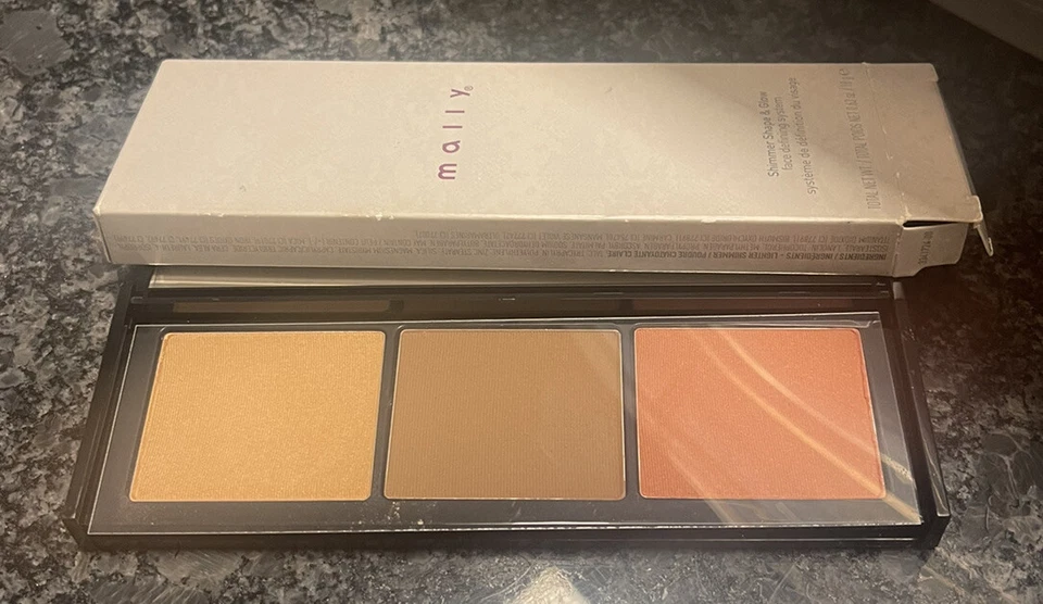 MALLY SHIMMER SHAPE & GLOW 面部定义系统打火机/深色 0.63 盎司 全新带盒 — 第 3/4 张图片