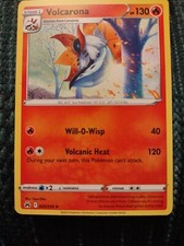 Volcarona Crown Zenith 025/159 NM Regular Rare Pokemon Card